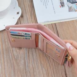 OEM161 Mini Wallets Women First Layer Cow Leather Men Coin Purses Vintage Small Change Purse Coin Pouch Credit Card Wallet