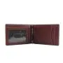 RFID blocking minimalist front pocket wallet genuine leather mens slim wallet with money clip