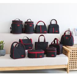 Thermal Cooler Bag Tote Handbag Bento Pouch Food Beverage Drink Fresh Keeping Organizer Insulated Lunch Box Bag