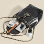South Korea'S Small Spring And Autumn Mini Fragrant Wind Chain Backpack Female Ins Student Oil Wax Leather Shoulder Bag