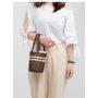 New Wooden Bead Woven Niche Bags Women Handbags Purse Ladies Casual Shoulder Small Handbags Bucket Clutch Bag