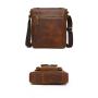 XL291 Multi-layer Large Capacity Messenger Bag Wear-resistant Durable Bag First Layer Cowhide Genuine Leather Men's Shoulder Bag
