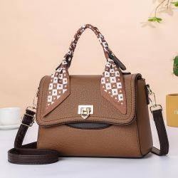 Low MOQ bolsos para mujer Scarves Lichee leather bag women hand bags crossbody bag For Women