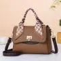 Low MOQ bolsos para mujer Scarves Lichee leather bag women hand bags crossbody bag For Women