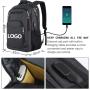 customizable waterproof anti thief back bag bagpack with usb carry on rucksack smart laptop backpacks mochilas