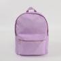 Wholesale Custom Waterproof Durable Solid Color Nylon Mini Backpacks School Bags Travel Bag Pack Varsity Letters Patches