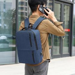 ZR861 Unisex New Computer USB Backpack Laptop Bag Oxford Fabric Zipper Customizable Logo Gift Backpack Business Schoolbag