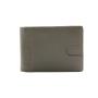 Slim genuine leather wallet men rfid blocking front pocket card wallet bifold minimalist wallet with pull tab