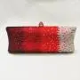 New Fashion Women Crystal Box Clutch Evening Handbags Wedding Party Bridal Colorful Rhinestone Handbags Purse Evening bag