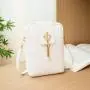 Fashion Tassel Women's Messenger Bag 2024 Solid Pu Leather Single Shoulder Crossbody Bag Zipper Small Purse Phone Bags for Women