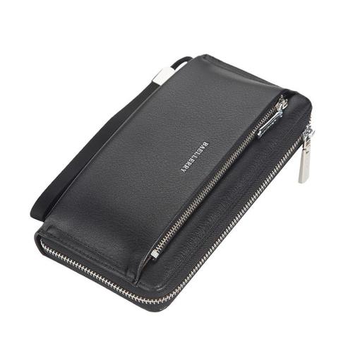 OEM079 Men Long Business Wallet Leather Card Holder Men's Purse & Wallet High Quality Classic Man Leather Wallet For Gift