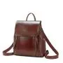 Popular backpack genuine leather shoulder bags for women's backpacks handbag ladies casual shoulder leather bags wholesale