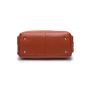 2024 Custom Luxury Genuine Leather Handbags For Women Tote Bag With Woven Handle