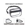 Custom New Design Sports Running Outdoor Bum Waist Belt Bag Travel Portable PVC Clear Fanny Pack Waist Bag