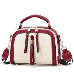 ZR695 Women's Bags New Fashion PU Leather Girl Lovely Small Square Bag Simple Zipper Shoulder Crossbody Phone Bag Female Party