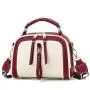 ZR695 Women's Bags New Fashion PU Leather Girl Lovely Small Square Bag Simple Zipper Shoulder Crossbody Phone Bag Female Party
