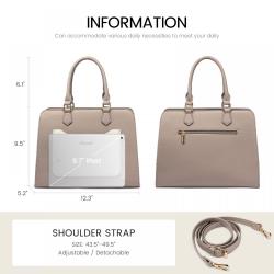 LOVEVOOK Purses and Handbags for Women Tote Shoulder Bag Leather Satchel Top Handle for Ladies