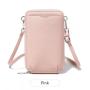 ZX084 Cell Phone Purse Wallet Travel Coin Purse PU Leather Crossbody Wallet Card Holder Bag Card Holder Simple Coin Wallet