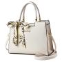 2023 New Fashion Women'S Handbag Large Capacity Litchi Pattern Shoulder Bag With Scarves Wholesale Women Handbags