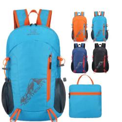 Wholesale Waterproof Folding Cycling Backpacks Ultralight Outdoor Travel Hiking Rucksack Bag Small Foldable Travel Backpack