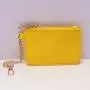 Low Moq Candy Color Small Customized Key Case Colorful Coin Purse Nylon Classic Zipper Mini Travel Keychain Wallet