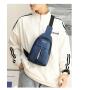 ZR855 Man Chest Bag New Waterproof Shoulder Bag Sports Travel Crossbody Leisure Solid Color Print logo Business High Quality Bag