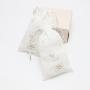 Custom Embroidery Printed Pouch Gift Master Maternity Cloth Pouch Gauze Cotton Birth Gift Soft Muslin Cotton Bag