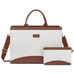 LOVEVOOK custom ladies shoulder bags handbag for women luxury elegant office purses and handbags ladies 15.6in laptop tote bags