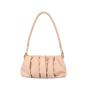2021 New Arrival Modern Style Soft PU Leather Ladies Bag Chic Ruched Design Elegant Handbags for Women