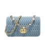Hot Sale Luxury Crystal Chain Flap Crossbody Bag for Women Single Strap Zipper and Button Closure PU Lining Fashion Trends