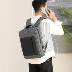 KBW604 New Hot Sale USB Interface Nylon High Quality Shoulder Computer Bag Business Commuting Travel Schoolbag Bag