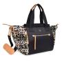 Custom Leopard Printed Reversible Dry Wet Separated Sport Duffle Bag Training Yoga Tote Fitness Bag Gym