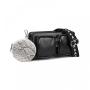 2024 new women's leather fashion small round ball decorated crossbody bag women's shoulder bag high quality simple handbag