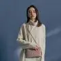China Wholesale Luxury Pu Leather Red Mini Embroidery Ladies Purse Women Handbags