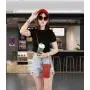 HR300 New Student Buckle Waterproof Small Bag Women's Heart Decorative Transparent Touchable Screen Simple Retro Phone Bag