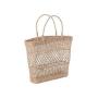 Simple Design Rattan Tote Bag Sea Grass Woven Summer Beach Handbag For Girls