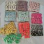 Custom  Embroidery Women Makeup Pouches Clear Cosmetic Bags  Wholesale Lady Snacks Pvc Bags