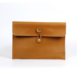 Leather Envelope Folder Case Portfolio Mens Clutch Portfolio Sleeve Case for Padfolio File Folder A4 Document Organizer
