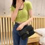 New Wave Shaped Embroidered Small Shoulder Bag Handbag Simple Fashion PU Leather Ladies Crossbody Bag