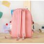 KBW304 2023 Wholesale New Shoulder Bags Junior High School Students School Bags Large Capacity Five Sets of Casual Backpack