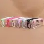 Keymay RTS Personalized Chenille Letter Patches Waterproof Clear Pencil Pouch Makeup Cosmetic Bag Portable Travel Cosmetic Bag