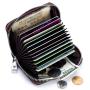 Custom fashion women coin purse leather mini wallet rfid blocking leather coin purse wallet for women