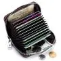Custom fashion women coin purse leather mini wallet rfid blocking leather coin purse wallet for women