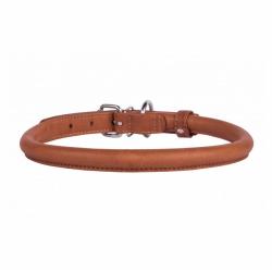 Dogs leather roller dog collar breathable waterproof genuine leather dog collar