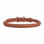 Dogs leather roller dog collar breathable waterproof genuine leather dog collar
