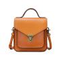 2024 Custom Vegetable Tanned Leather Messenger Satchel Bag For Women Handbag