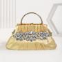 Wholesale Ladies Designer Bags For Party Vintage Pleated Luxury Shoulder Bag Diamond Famous Brands Designer Bolsas Para Mujer
