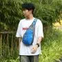 ZR636 Chest Waist Bag Nylon Unisex New Outdoor Shoulder Bag Sports Travel Waterproof High Quality Crossbody Backpack Man Bag
