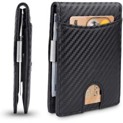 OEM828 Men Money Clip Slim Minimalist Rfid Blocking Money Clip Metal Wallet Business Fashion Men Wallets Purse