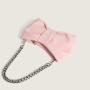 2024 Custom Vegan Leather Shoulder Bag For Women Luxury With Butterfly Knot Shape